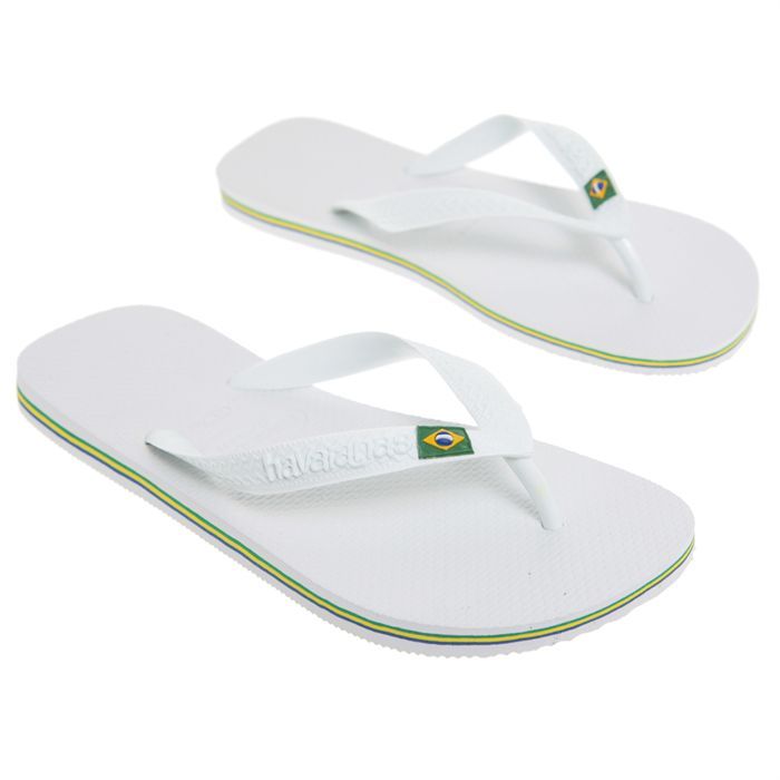 HAVAIANAS Tongs Brésil - Mixte - Blanc