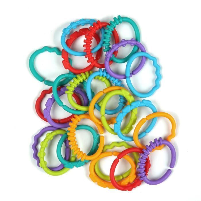 BRIGHT STARTS Anneaux multicolores Fun Links