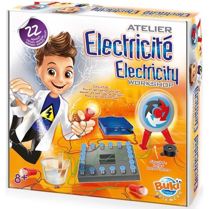 BUKI Jeu de construction Atelier Electricité - A partir de 8 ans