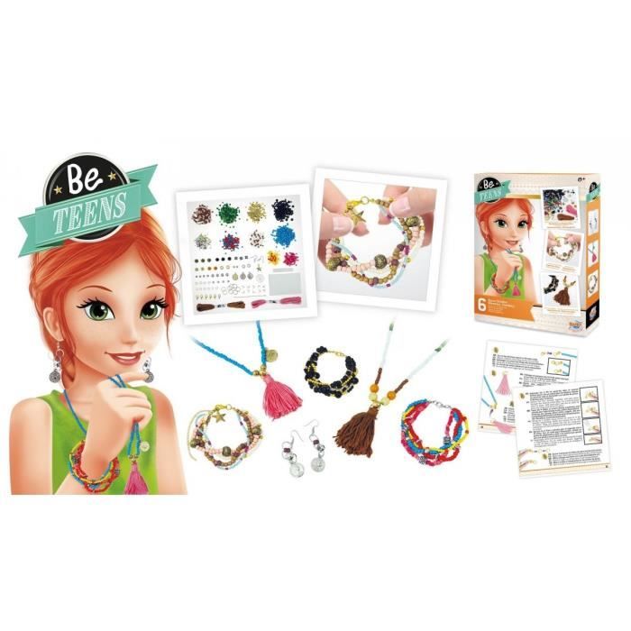 Bijoux bohème - Buki - Bijoux bohème - Multicolore - Vert - 8 ans - Enfant - Mixte