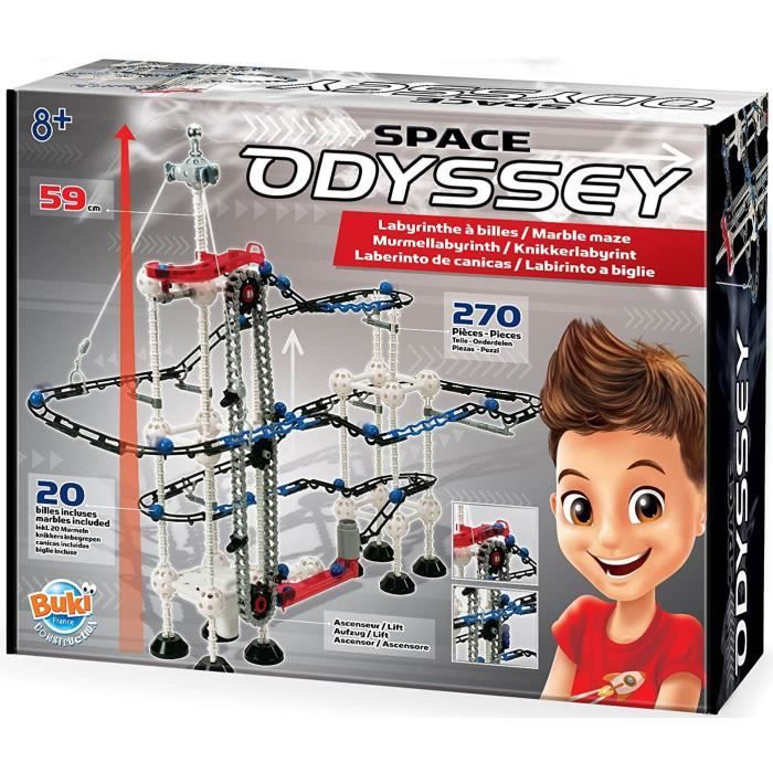 Labyrinthe à billes - BUKI FRANCE - Space Odyssey - 59cm - Enfant - Noir - Multicolore