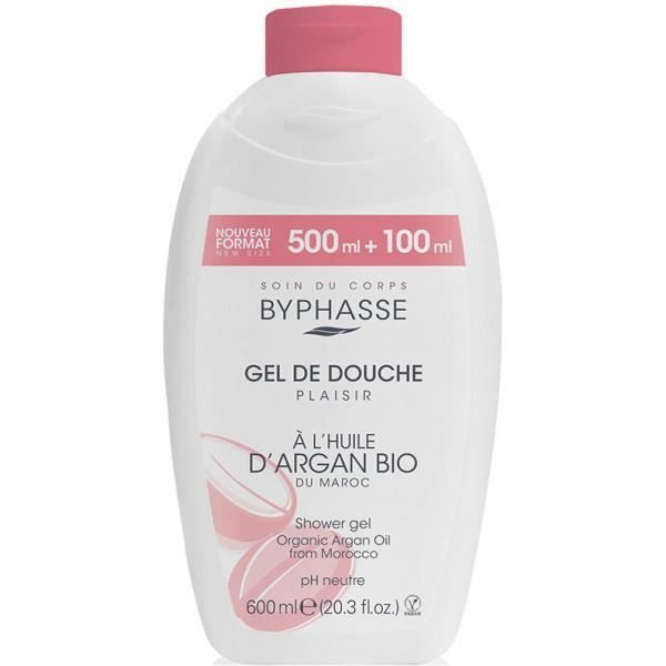 Gel de douche - BYPHASSE - Plaisir - Aceite De Argán Bio - 600 ml - Unisex