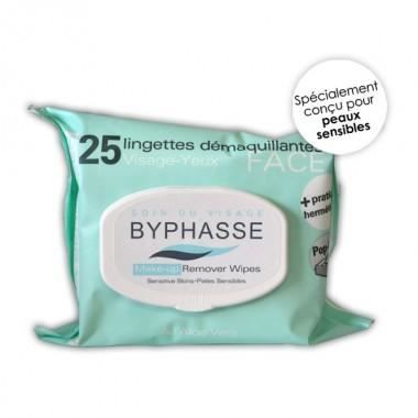 Byphasse – Lingettes démaquillantes à l’aloe vera – Visage et yeux 20 U