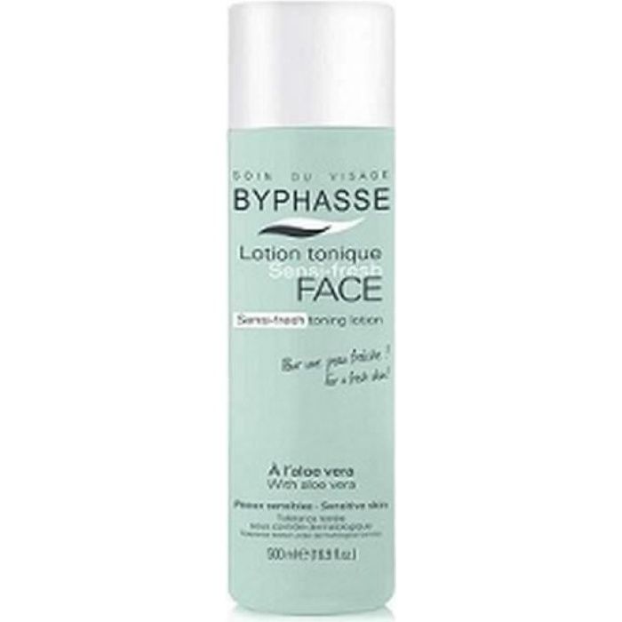 BYPHASSE - Lotion Tonique - Peaux Sensibles à l'aloé vera - 500ml