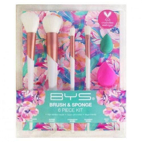 BYS FLOURISH BRUSH SPONGE 6 PIECES KIT