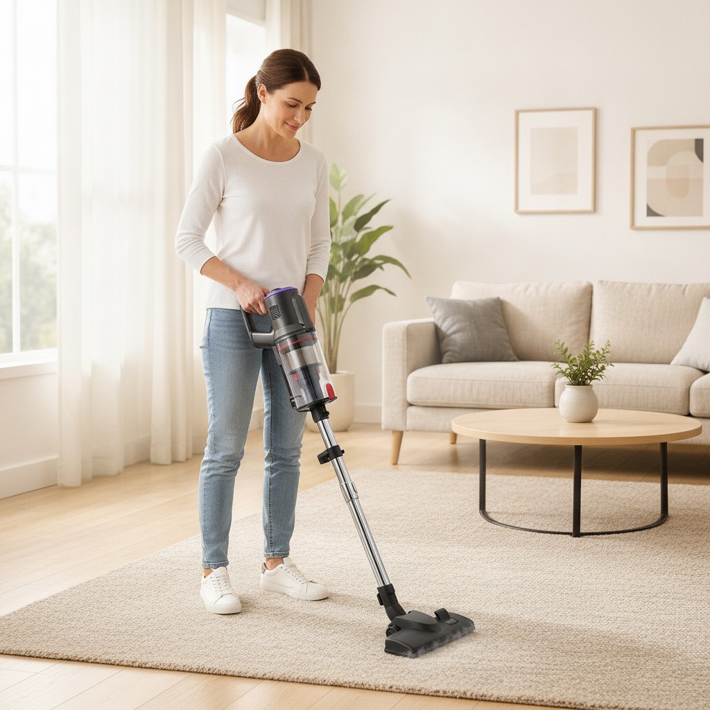 Schneider Aspirateur balai 600 W avec Bac à Poussière 1 L, VBC3-SCH - Marjane Mall - Image 4