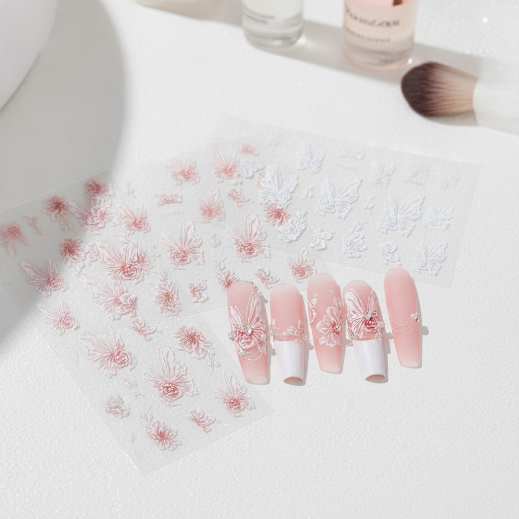 Autocollants nail art – Modèle MO-64 - Marjane Mall - Image 2