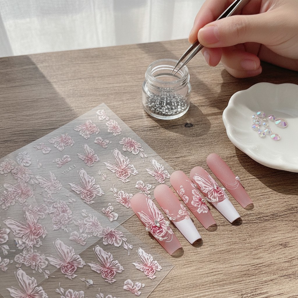 Autocollants nail art – Modèle MO-64 - Marjane Mall - Image 3