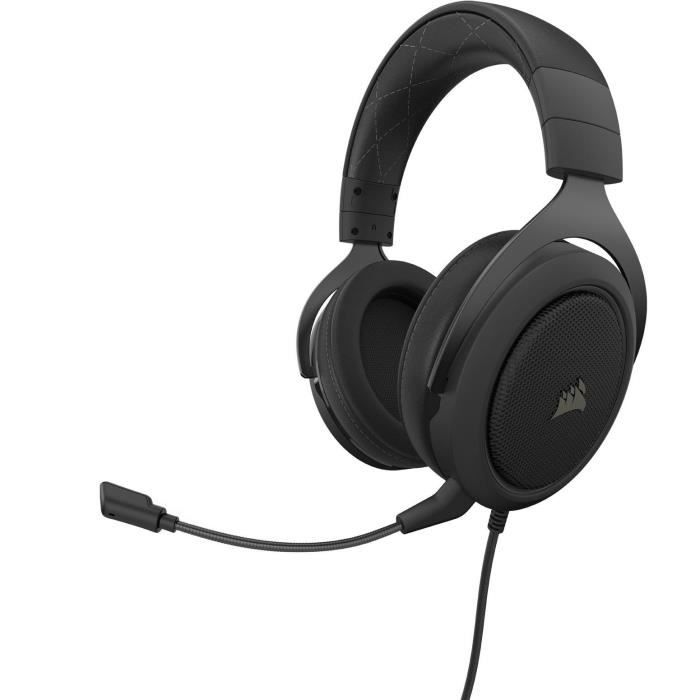 CORSAIR Casque Gamer HS60 PRO SURROUND - Filaire - Carbone (CA-9011213-EU)