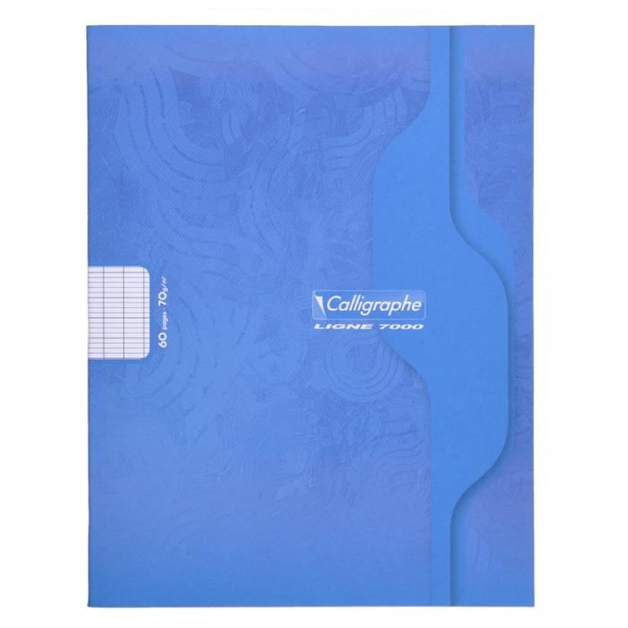 Cahier piqué 17x22 48p séyès 70g