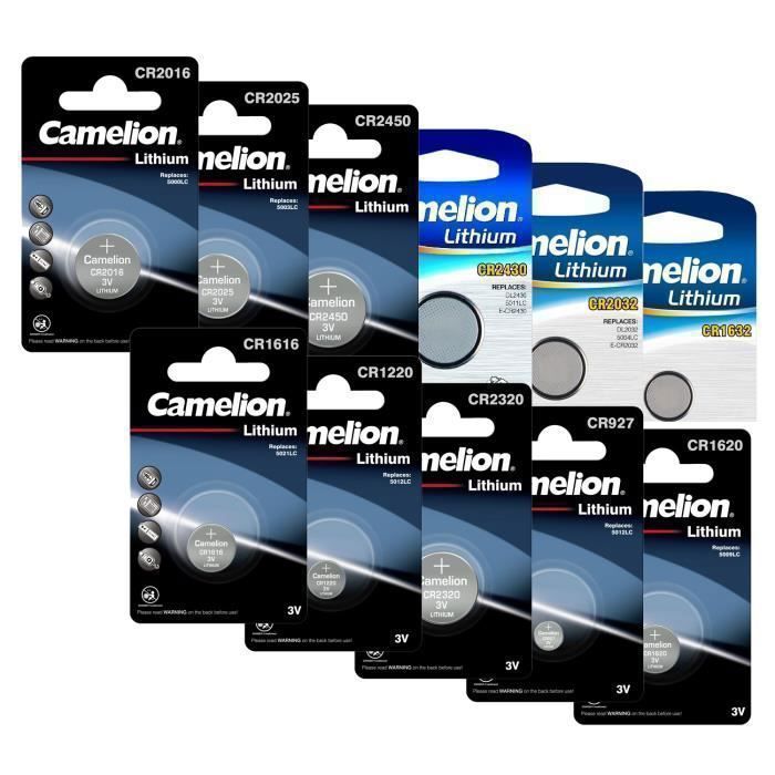 Pile bouton 3V au lithium CR2430 - 1 pièce