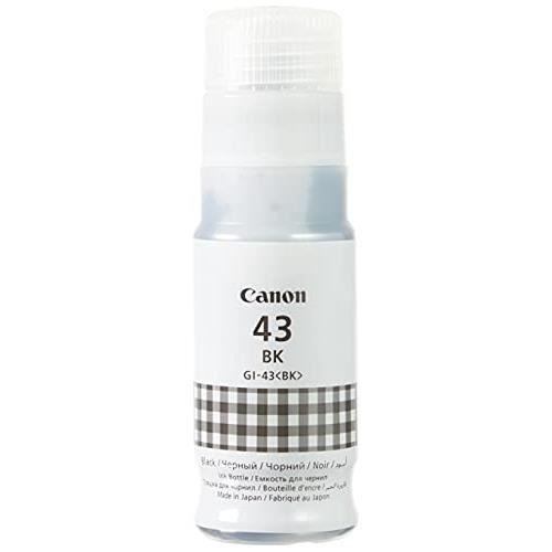 Cartouche d'encre noire - Canon - GI-43BK - 60 ml - Compatible PIXMA G640 et G540 - Jet d'encre