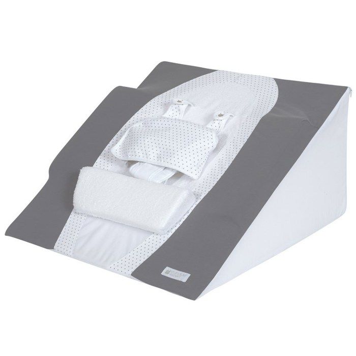 Plan Incliné 30° Morpho Clive - Produit Médical - Fabriqué En France - 0-3 mois - Ceinture Gilet Maintien - 55x63x30cm