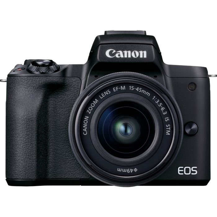 Appareil photo hybride - CANON - EOS M50 Mark II - 24,1 mégapixels - 4K - Objectif EF-M 15-45mm