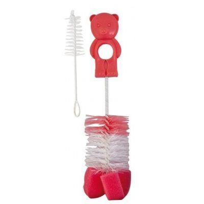 Brosse pour Biberon et Tétine - LOT avec Eponge…