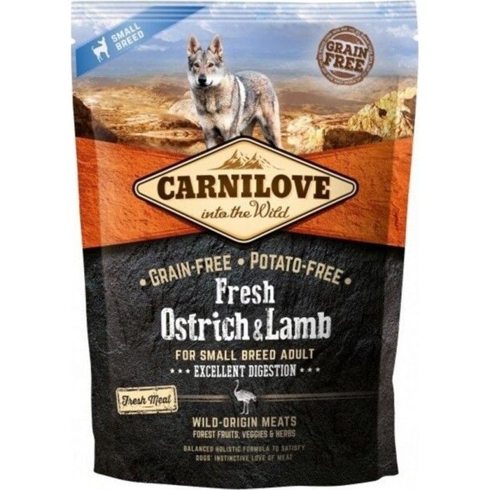 CARNILOVE Fresh Adult small Autruche & Agneau 6kg
