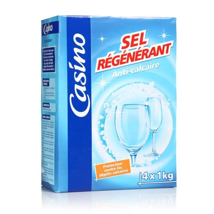 CASINO Sel Régénérant 4x1kg