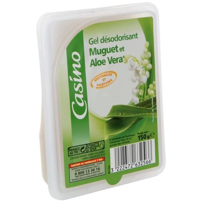Désodorisant gel 2-en-1 - Muguet - 150 g