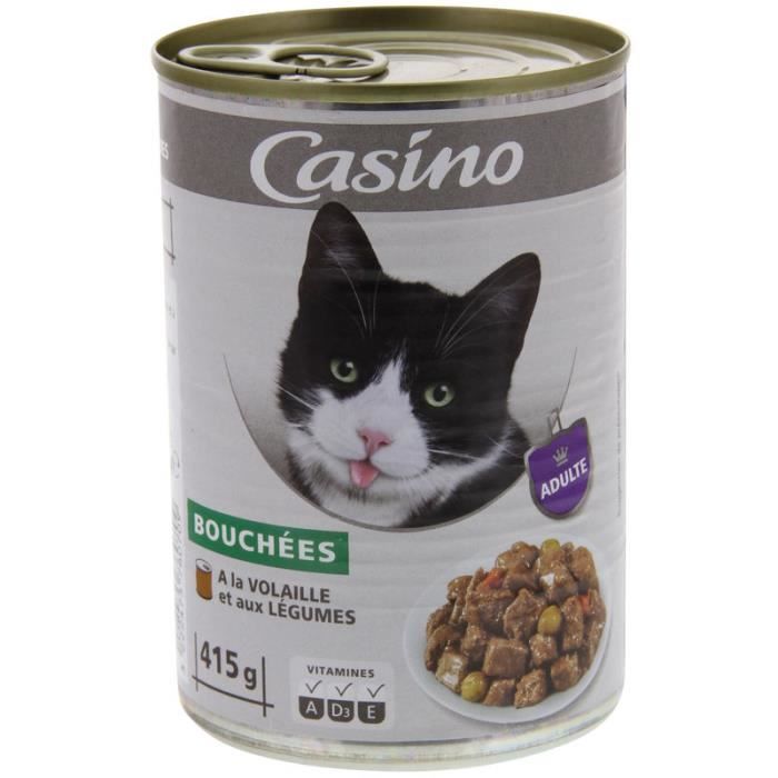 Bouchées à la volaille et aux légumes - Chat - 415 g