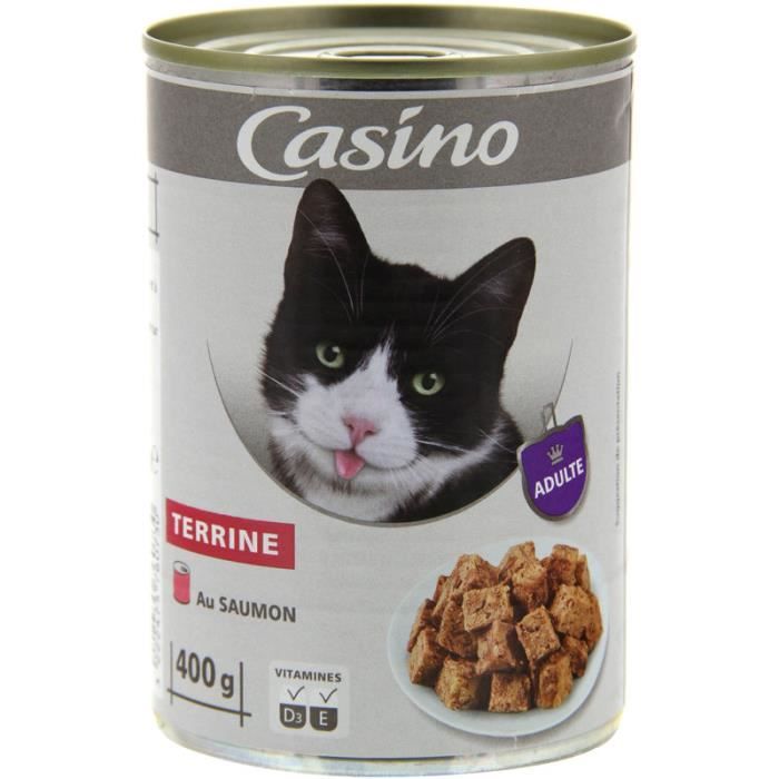 Terrine au saumon - Pour Chat  - 400G