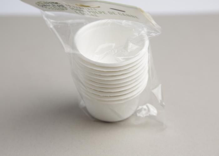 10 Verrines 100% pulpe de canne à sucre SINCÈRE