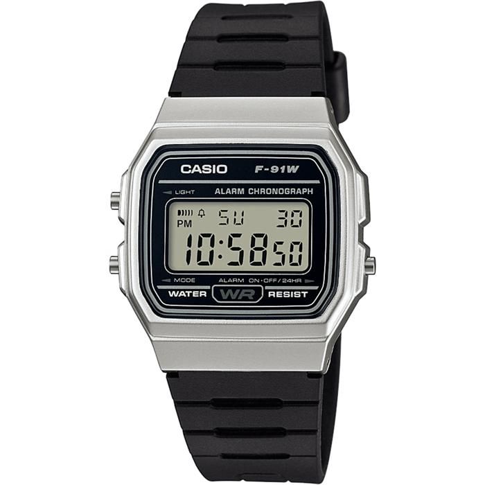 CASIO RETRO CON CORREA CAUCHO F-91WM-7A