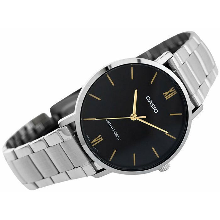 Montre - CASIO - LTP-VT01D-1B - Quartz - Acier inoxydable - Analogique