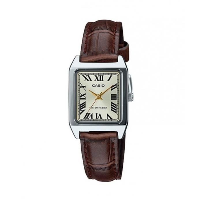 Montre-bracelet - CASIO - LTP-V007L-9B - Cuir - Étanchéité 3 ATM - Quartz