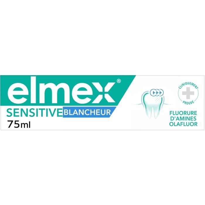 ELMEX Dentifrice Sensitive Dents Sensibles Blancheur - 75 ml