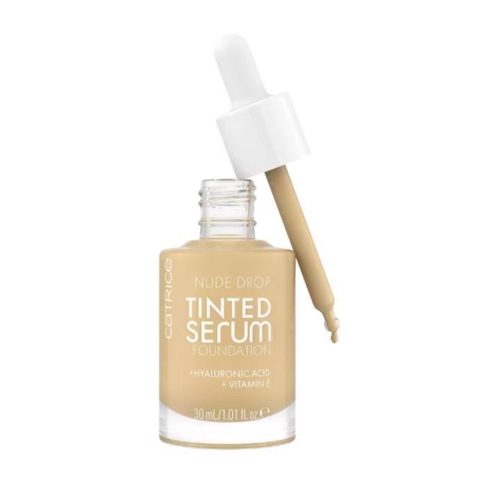 Fond de teint - CATRICE - Nude Drop Tinted - 020W - Beige - Hydratant en sérum