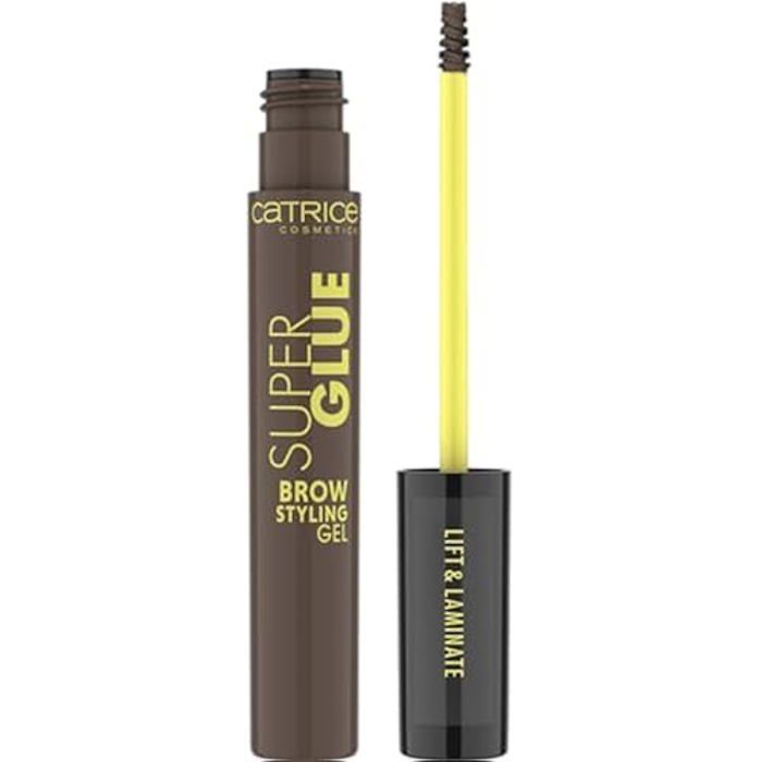 Gel à sourcils - CATRICE - Super Glue Brow Styling Gel - 030 Marron - Fixation ultra forte - Végétalien