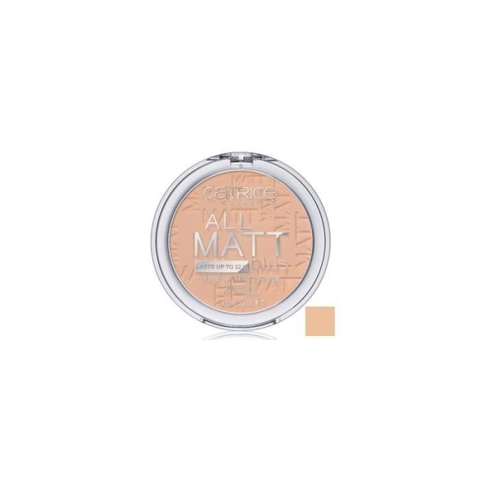 Catrice Polvos Matificantes All Matt Plus 025 Sand Beige 10g SHADES OF NUDE El polvo micro fino All Matt Plus - Shine Control convi