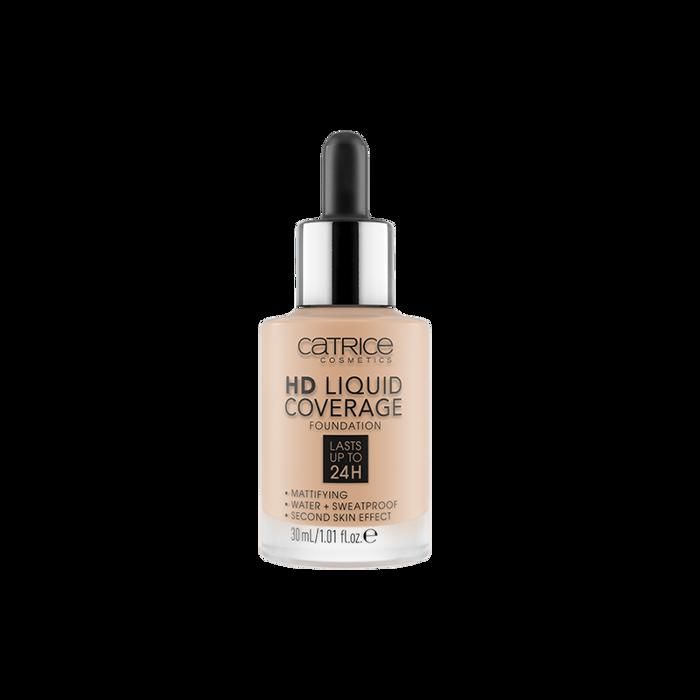 Catrice Base de Maquillaje HD Liquid Coverage 030 Sand Beige 30 ml Segunda Piel.