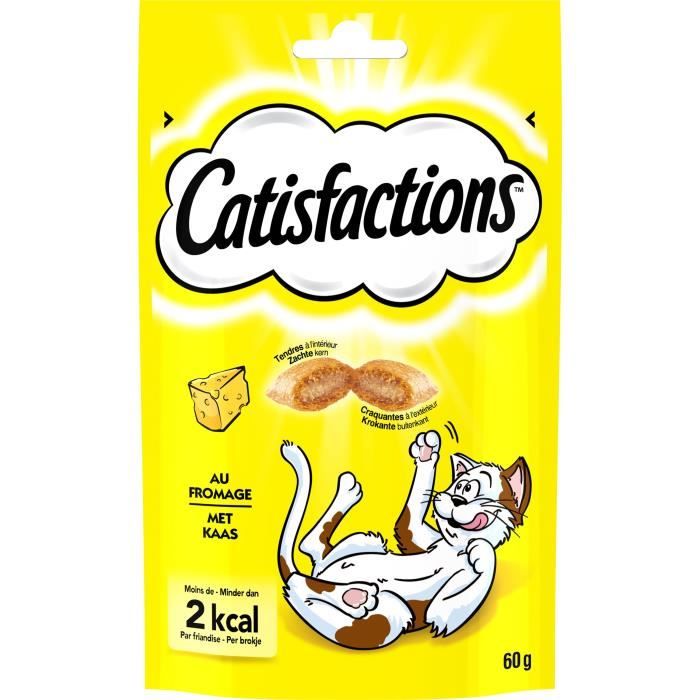 CATISFACTIONS Friandises au fromage - Pour chat et chaton - 60 g