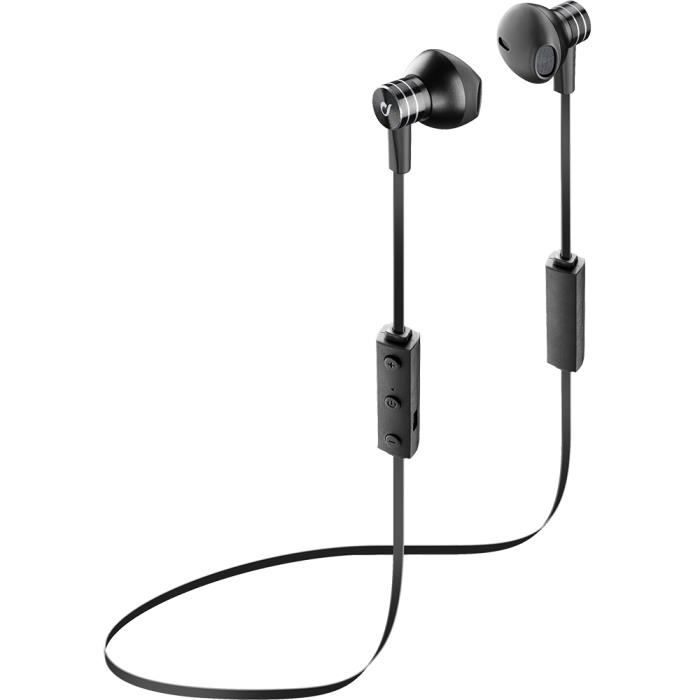 Cellularline Pearl, Sans fil, écouteur, Binaural, Intraaural, Noir, Argent