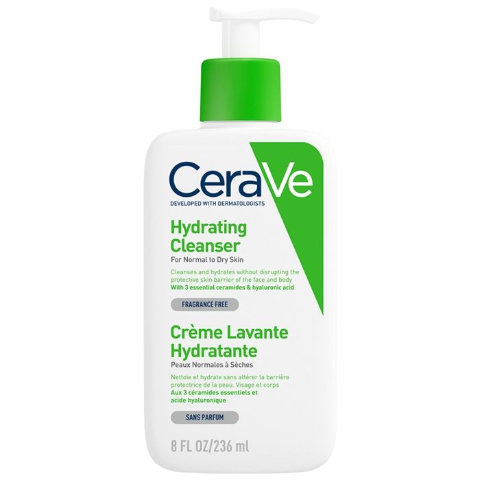Cerave Crème Lavante Hydratante Visage Corps 236ml
