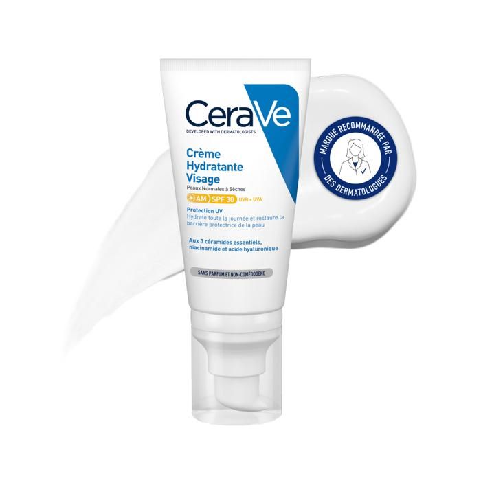 Cerave Crème Hydratante Visage SPF30 52Ml