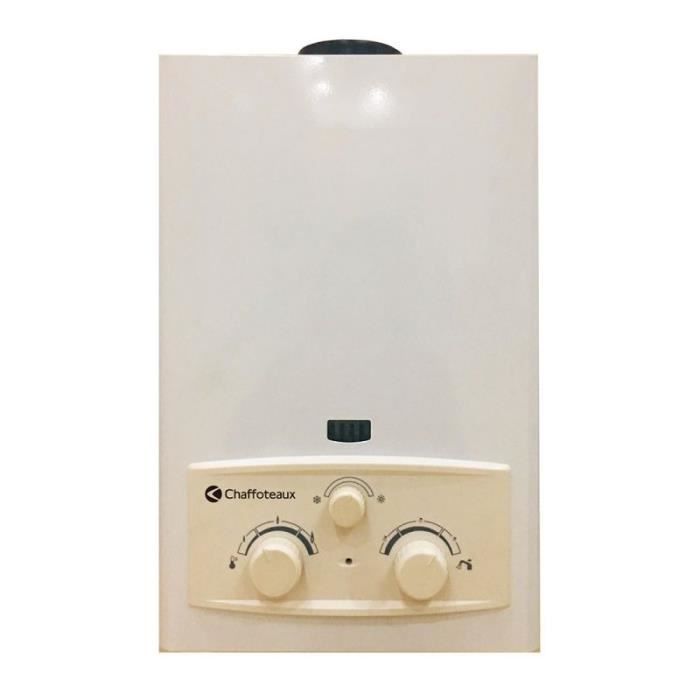 Chauffe-eau à gaz Chaffoteaux Léon 6L CF LPG – Compact & Économique