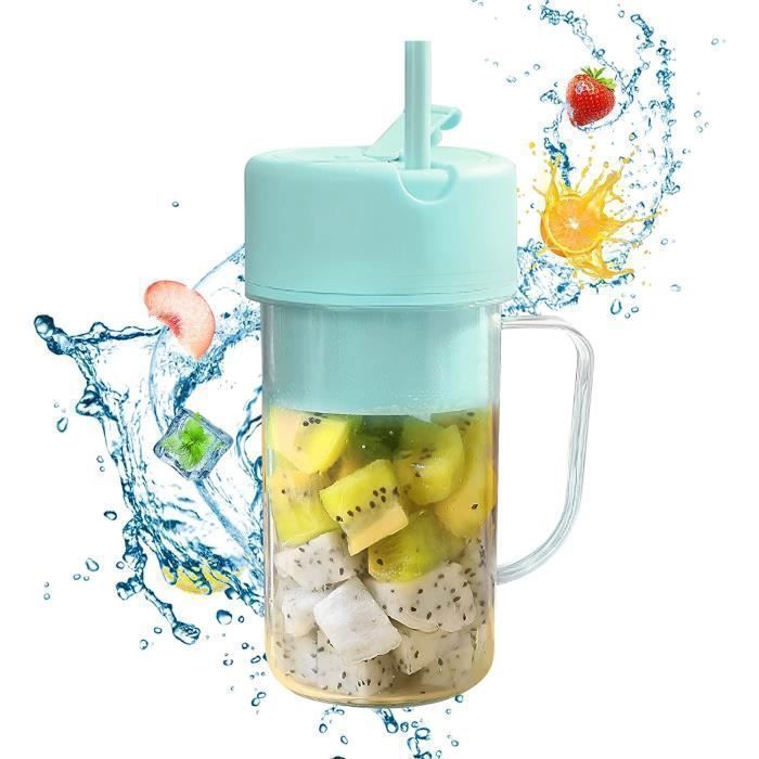 Blender Smoothie, 420Ml Mixeur Blender Portable Blender Mini Mixeur Mixer, Fresh Juice Blender Bouteille, Smoothie Mixer Ble[x517]
