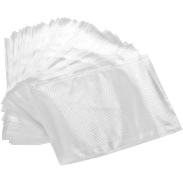 Sacs Sous Vide Alimentaire 100 Sachets 20 x 30 cm pour Machine Sous Vide - Sacs à Faire le Vide d'air Gaufrés pour la.[Z644]