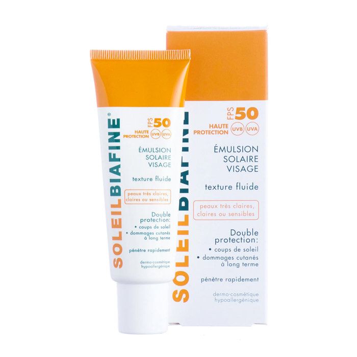 SoleilBiafine Emulsion Solaire Visage SPF50 50ml