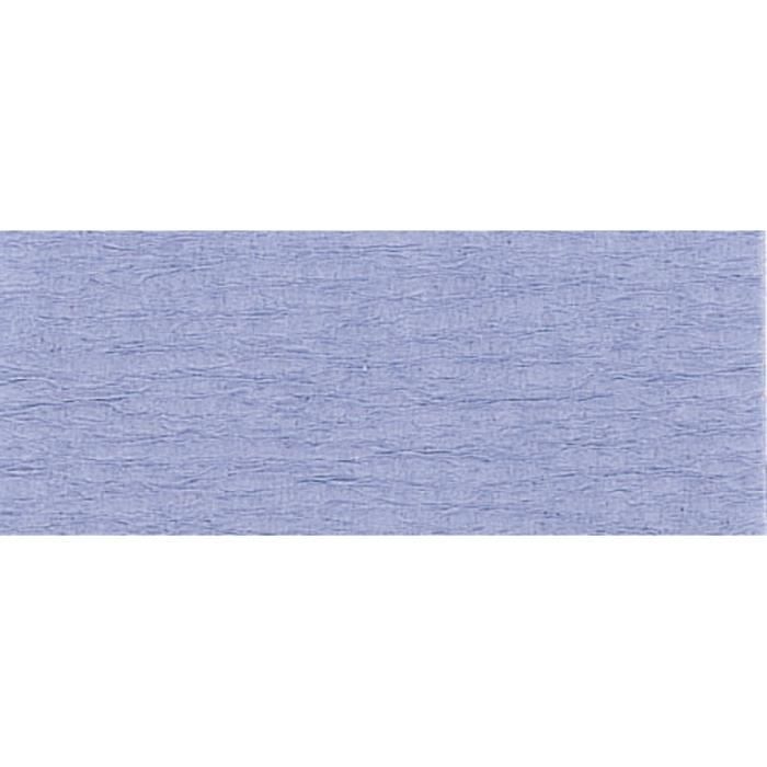 Rouleau de papier crépon 75% 2,50x0,50m bleu ciel