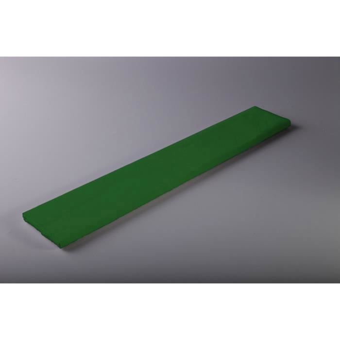 Rouleau de papier crépon 75% 2,50x0,50m vert mousse