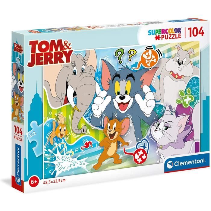 Clementoni - 104 pièces - Tom & Jerry