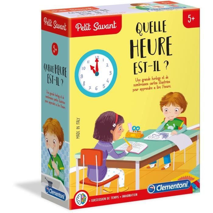 CLEMENTONI Petit Savant - Quelle heure est-il ? - 5 ans et +