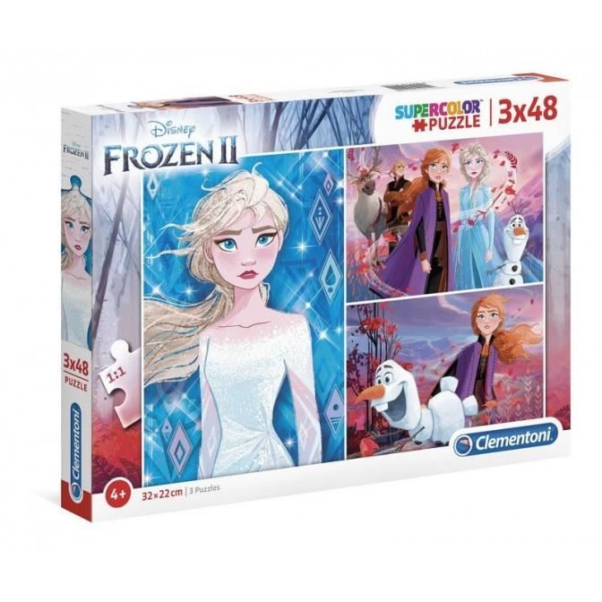 Puzzle enfant Congelé 2 - CLEMENTONI - 48 pièces - Multicolore