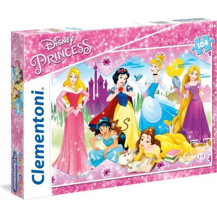 Clementoni - 104 pièces - Princess