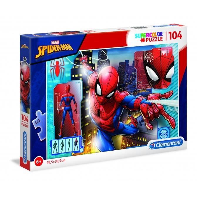 puzzle supercolor Spider-Man 104 pièces