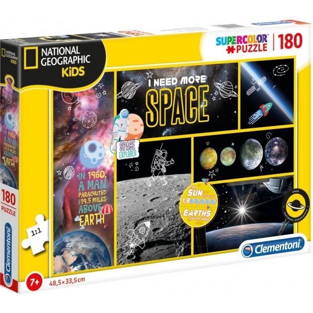 Clementoni puzzle National GeographicEspace 180 pièces