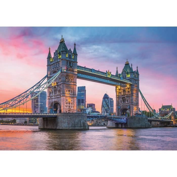 Puzzle - Clementoni - Tower Bridge - 1500 pièces - Architecture et monument - Adulte